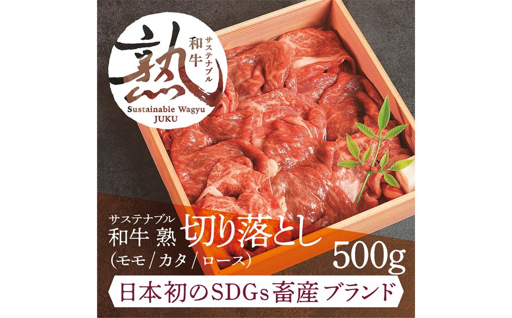 
サステナブル和牛 熟 切り落とし(モモ/カタ/ロース） 500g 【和牛 経産牛 肉 牛肉 豊か 自然 再肥育 赤身 ヘルシー 熟成 ドライエイジング ウエットエイジング アミノ酸 風味 旨味】
