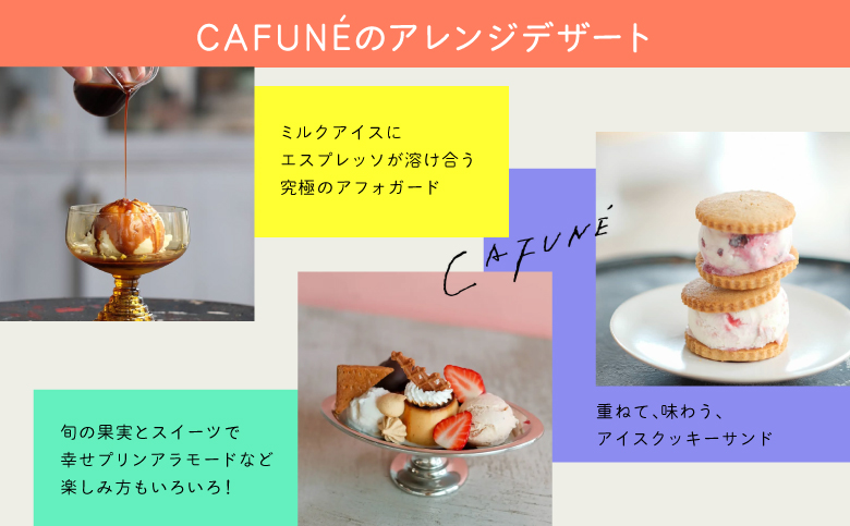 添加剤不使用 CAFUNÉ カフネ アイスクリーム 8個セット | 沖縄の食材 国産 厳選素材 沖縄素材 地産地消 手づくり アイス ハンドメイド クラフトアイスクリーム シャーベット | バニラ グ