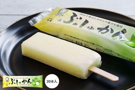四万十ぶしゅかんアイスキャンデー80ml✕20本 | アイス 久保田アイス 人気アイス 厳選アイス アイスセット