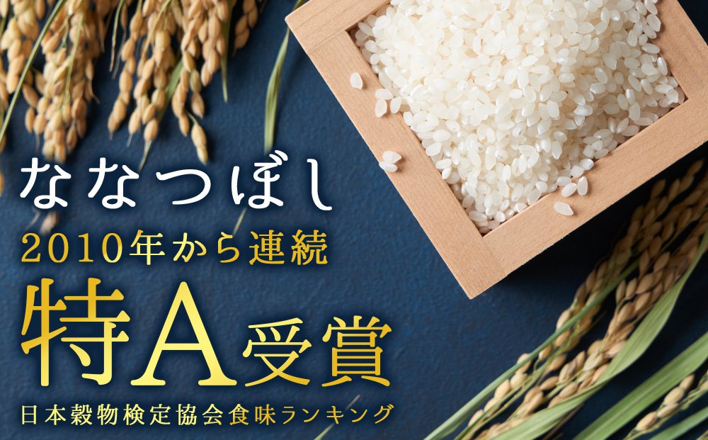 【お米の定期便】ななつぼし 普通精米 5kg 全6回 偶数月