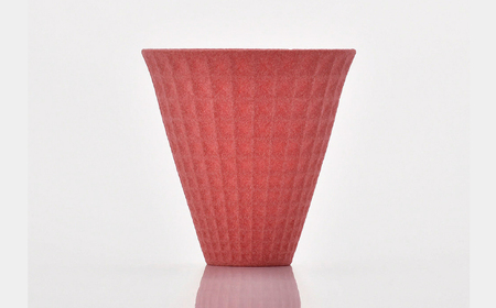 【波佐見焼】ekubo Waffle セラミックコーヒーフィルター Salmon pink【燦セラ】[DF60]