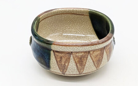 【瀬戸焼】織部印花四方小鉢ペア 2個セット 【山長陶苑】 / 小鉢 小皿 皿 食器 和食器 / 瀬戸市[BBBH052]