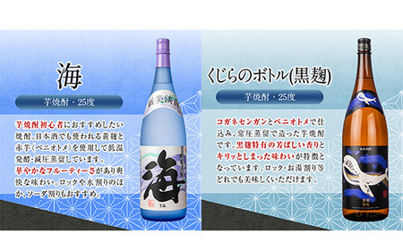 大海酒造　本格焼酎　芋焼酎　おすすめセット2　1800ml×4本 2347