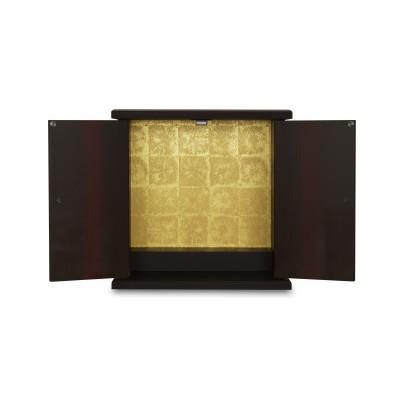 ふるさと納税 海南市 和歌山県海南市 紀州塗り ミニ仏壇 小 黒柿 木目 どんなお部屋にも合うシンプル&amp;モダンなミニ仏壇