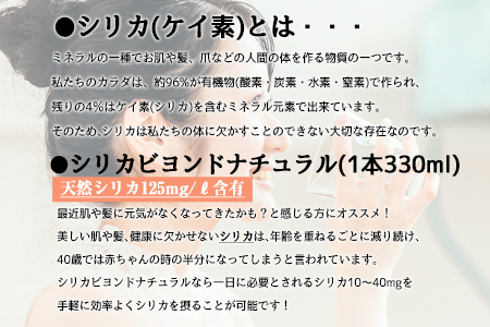 シリカビヨンドリッチ330ml×30本入 ルーシッド株式会社 《90日以内に出荷予定(土日祝除く)》 熊本県南阿蘇村 天然水 ナチュラルミネラルウォーター