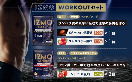 IZMO ワークアウトセット(900g×2個／450g×2個)