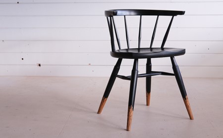 木工yamagen Crescent chair［black］