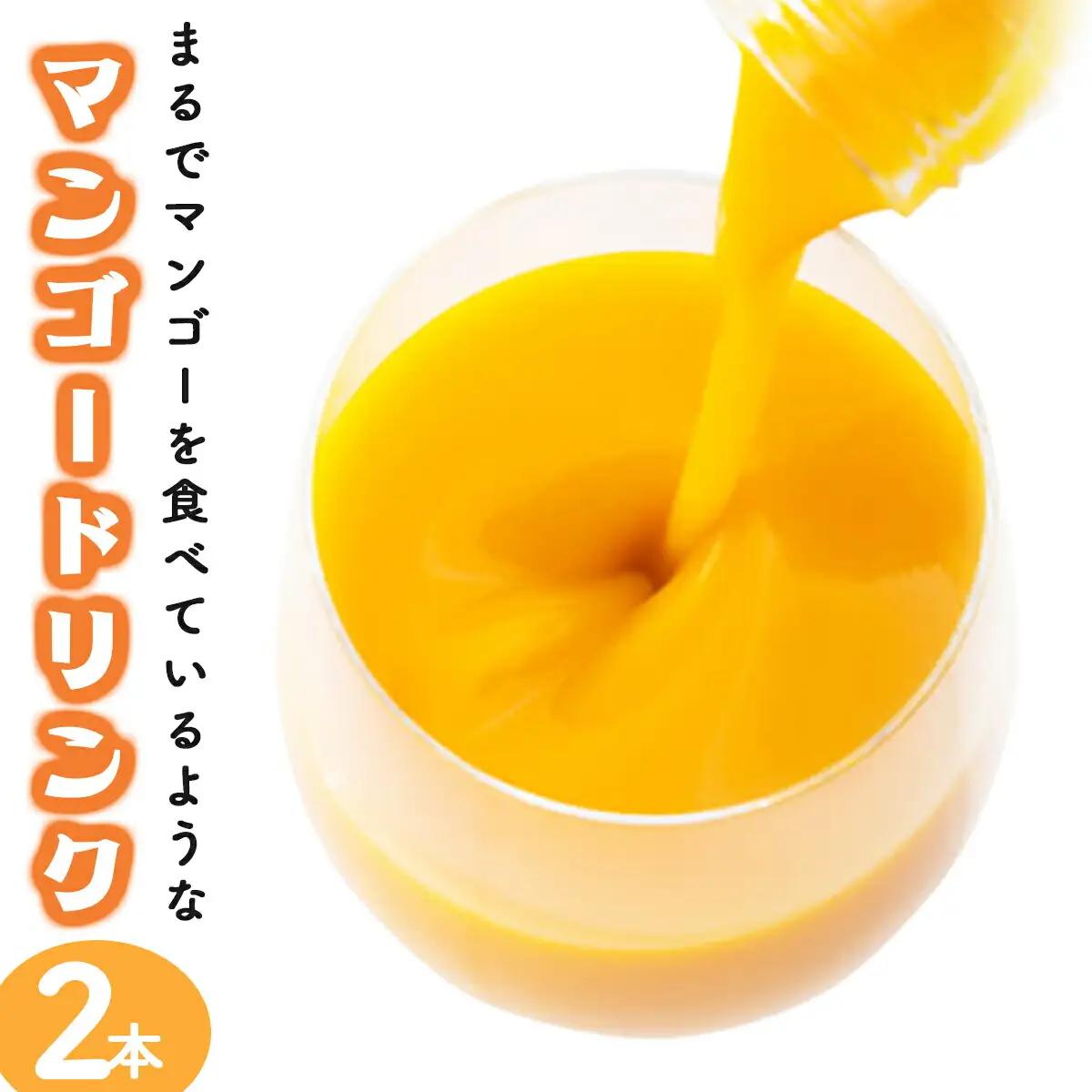 まるでマンゴーをたべているような！マンゴードリンク(720ml×2本）_K021-018