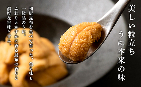【2025年6月より発送】白利尻 生うに 竹網盛「粋」-IKI- ムラサキウ二 海鮮 海産物 魚介類 うに 冷蔵