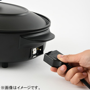 BRUNO オーバルホットプレート プレート３種(たこ焼き 平面 鍋) ブラック 0152-002-S07-2