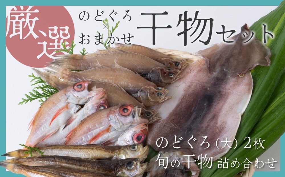 
            のどぐろ＆おまかせ干し物セット｜鳥取 岩美 干物 ひもの ノドグロ 詰合せ【24003】
          