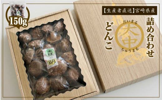 
大丸 中丸 どんこ 詰め合わせ 150g 椎茸 しいたけ
