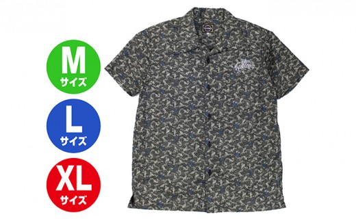 
                  GONZO SURF　オリエンタルボタンシャツ　ブラック 服 男性 メンズ ファッション 
                