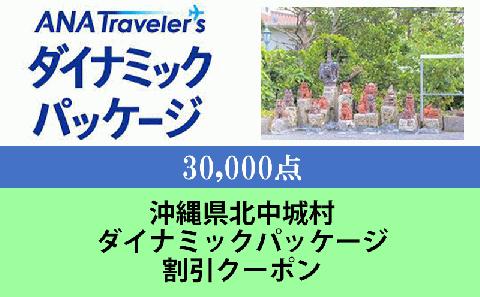 沖縄県北中城村　ANAトラベラーズダイナミックパッケージ割引クーポン30,000点分