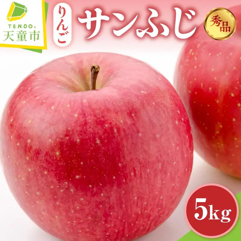 りんご サンふじ 5kg フルーツ 山形 りんご