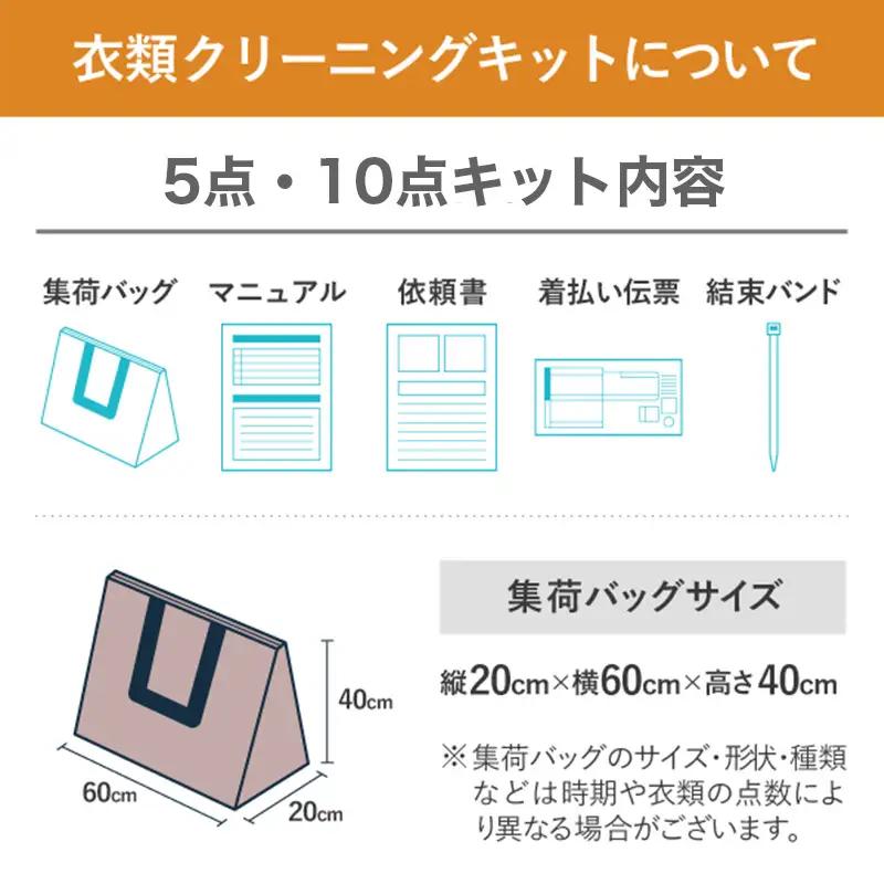 衣類の宅配クリーニング 夏服限定 スタンダードコース 10点詰め放題 【クリーニング ハンガー仕上げ ダウン ワンピース シミ抜き無料 洗濯 安心 毛玉取り 撥水加工 防虫 抗菌 除菌 引っ越し 衣類
