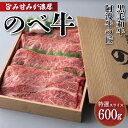 【ふるさと納税】 牛肉 すき焼き しゃぶしゃぶ 阿波牛 600g 黒毛和牛 和牛 特選 雌牛 牛肉 肉 にく のべ牛 赤身 霜降り スライス ギフト 贈答 お取り寄せ お盆 中元 徳島県