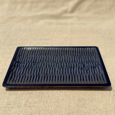 【ふるさと納税】【香川漆器】27cm長角盆　ヨコツキ象谷塗【1620839】