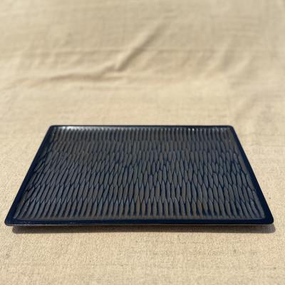 ふるさと納税 香川県 【香川漆器】39cm長角盆　ヨコツキ象谷塗(大)