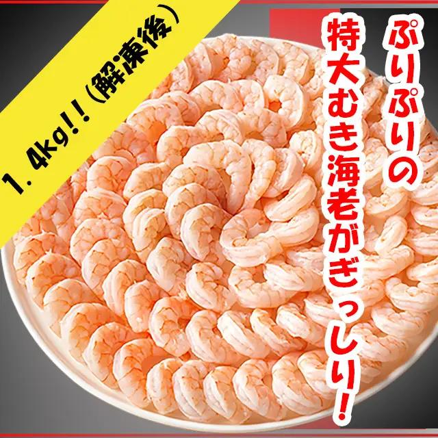 特大ムキエビ 1.4kg_【G0334】