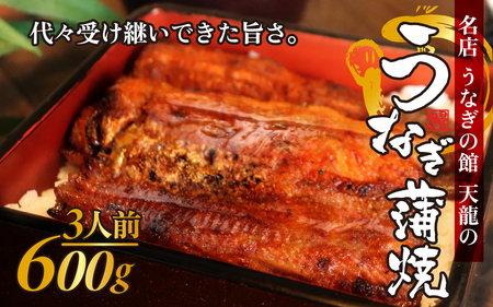 うなぎの蒲焼（真空パック）3人前（約600g）｜ うなぎ