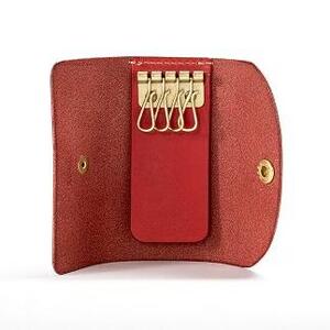 【全7色】栃木レザーキーケース 上質な手触り 本革 牛革/Key　case　02/レッド/minca　448【雑貨 ファッション 人気 おすすめ 】