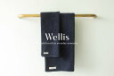 【ふるさと納税】Wellis バスタオル4枚セット ネイビー（009_5041_03）