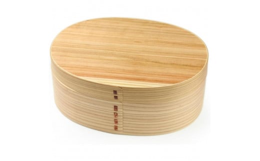 曲げわっぱ弁当箱 【900ml】ナチュラル 日本国内仕上げ 天然木 1段