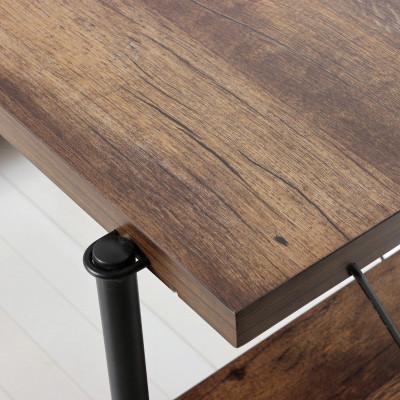 ふるさと納税 海南市 らくらく組立ラックデスク　ダークブラウン |  | 03