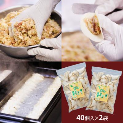 ふるさと納税 本巣市 徳山唐辛子餃子 80個(40個入×2袋) 生冷凍 |  | 03