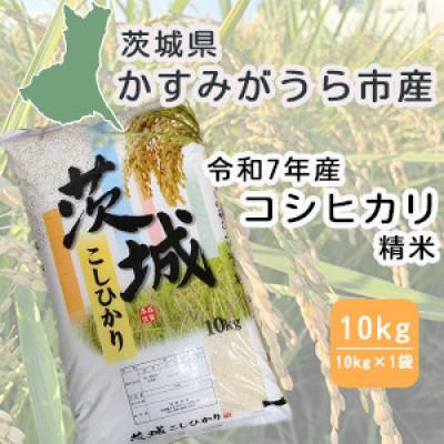 ふるさと納税 かすみがうら市 令和7年産　茨城県かすみがうら市産　精米　コシヒカリ　10kg