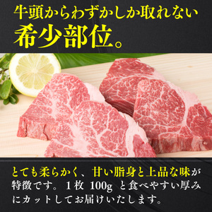 牛肉 ヒレ ステーキ 博多和牛 1枚 約100g 4枚 牛肉
