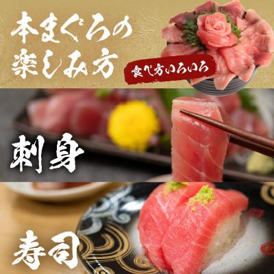 ふるさと納税 松浦市 長崎県産本まぐろ贅沢盛り100g×3パック(訳あり) |  | 01