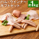 【ふるさと納税】ハム工房TONGTONG ハム・ウインナーギフトセット 合計1010g 5種類 約1kg 食べ比べ 豚肉 セット ベーコン ハム ウインナー ソーセージ 金TONG 九州産 国産 熊本県産 冷凍 ギフト 贈りもの 送料無料