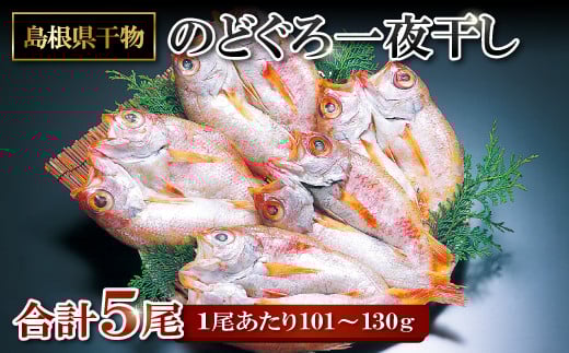 のどぐろ一夜干し【５尾】【のどぐろ 干物 1尾あたり101g～130g 5尾 のどぐろ干物 5枚 ノドグロ あかむつ アカムツ 新鮮 一夜干し 個包装 小分け 真空パック 冷凍 贈答 父の日 母の日】