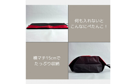 【Lサイズ・赤】軽量ナイロン登山靴ケース　　シューズケース　着替えポーチ　旅行用　アウトドア　ショートブーツ