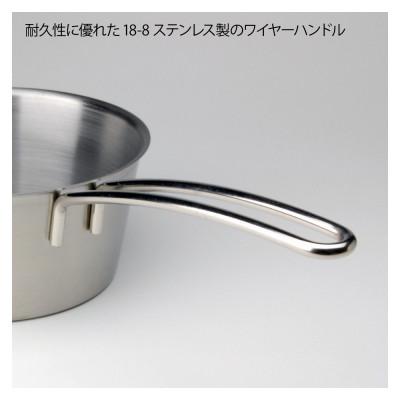 ふるさと納税 弥彦村 栗原はるみ IH対応 ミルクパン 15cm 注ぎやすい メモリ付き ステンレス製 新潟県 弥彦村 |  | 03