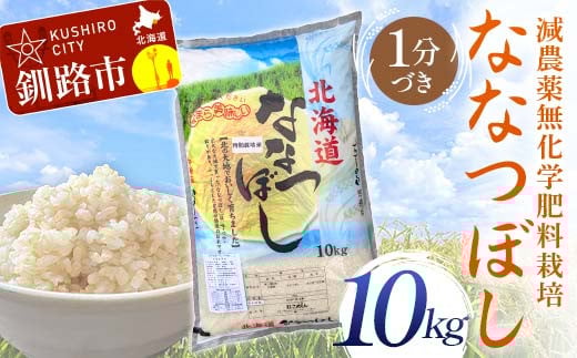 
            【選べる発送月】 農薬9割減・化学肥料不使用ななつぼし 10kg 1分づき 北海道産 米 コメ こめ お米 白米 玄米 F4F-9545var
          
