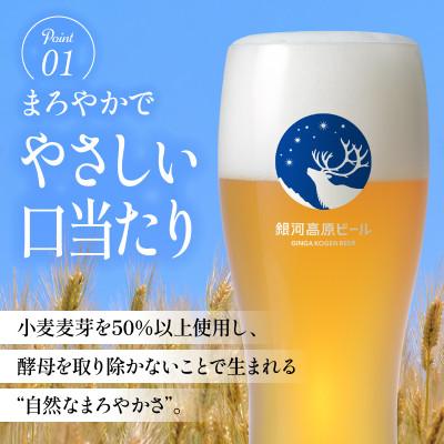 ふるさと納税 彦根市 【毎月定期便】◎銀河高原ビール 小麦のビール 350ml×24本_X1　全12回 |  | 01