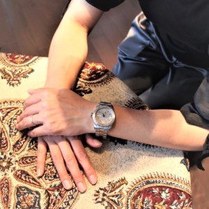 011-017　＜腕時計 ｸｵｰﾂ式＞SPQR masterpiece dd【ステンレス無垢バンド】