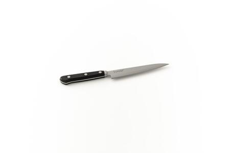 【京都 食道具竹上】 ペティナイフ 15cm （万能使い用 三層タイプ）食道具竹上 鋼 ステンレス 青紙スーパー 包丁 鋼包丁 日本製 高級 切れる キッチン用品 キッチン 雑貨 日用品 