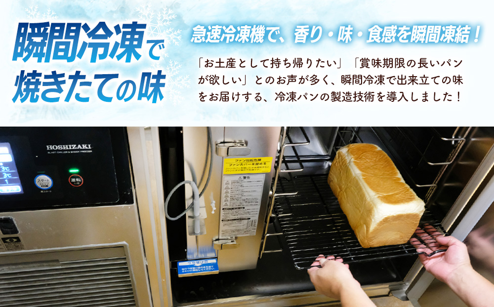 【3カ月定期便】4種類のパン焼きたての味直送便【瞬間冷凍 食パン 純国産 佐賀県産 厳選素材 こだわり製法】(H111110)
