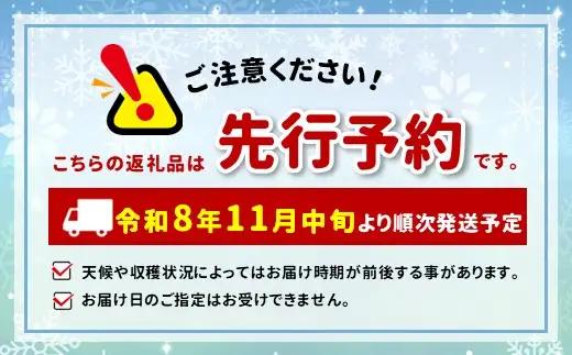 【贈答用・桐箱】先行予約 令和8年12月中旬順次発送 袋掛け 富有柿 ( 6個 ／ 1.8kg ) 3箱 | さのっち農園