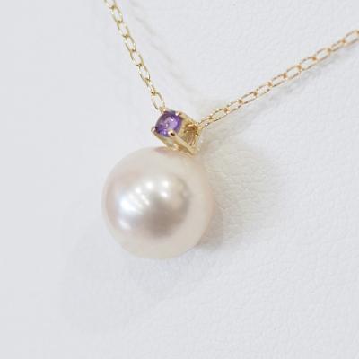 ふるさと納税 天草市 真珠 ネックレス 8-8.5mm ホワイトピンク 2月 アメシスト K18YG_S101-505 |  | 01