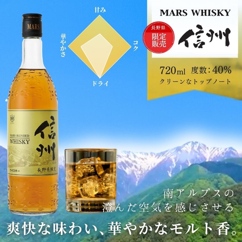 ウイスキー 飲み比べ 3本 セット 本坊酒造 信州ウイスキー 