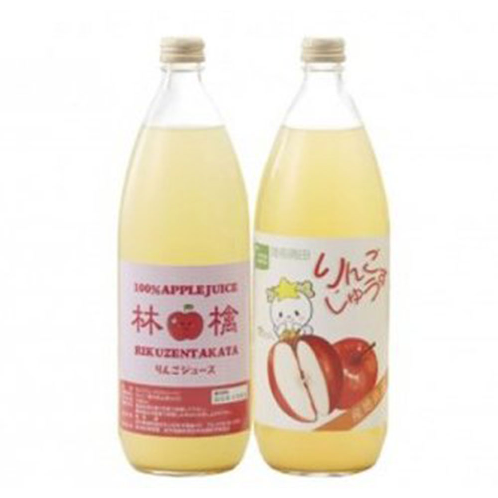 【ふるさと納税】りんごジュース 飲み比べ 潮風 1L×2本 セット ［ 果汁 100% ストレート りんご リンゴ 林檎 ジュース アップルジュース 飲み物 果物 フルーツ おすすめ お取り寄せ お中元 お歳暮 ギフト プレゼント 贈り物 贈答品 ］