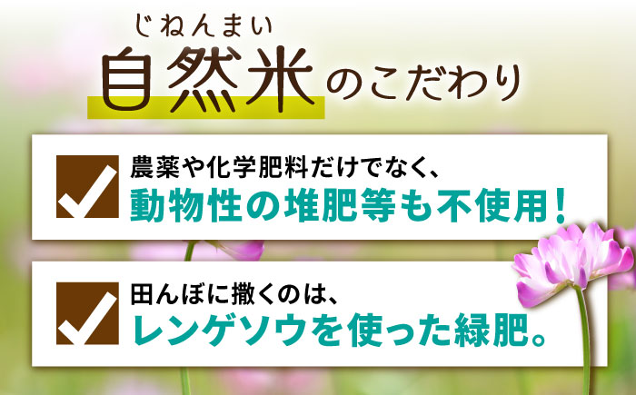 【栽培期間中 農薬・化学肥料不使用】自然米 白米 6kg（ヒノヒカリ 1kg×6袋）/自然庵 [UCQ017]