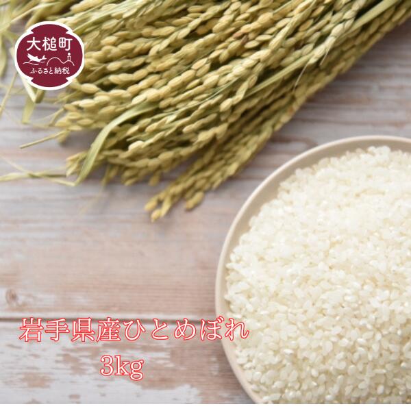 【ふるさと納税】 令和7年産 岩手県産 ひとめぼれ 3kg/5kg/10kg 米 白米 国産 精米