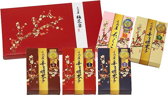 
梅花宴五味セット（明太子5種　100g×5）
