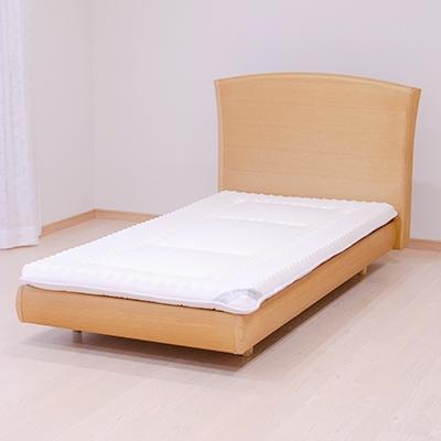 ふるさと納税 富士吉田市 高密凸凹ウレタンマットレス シングル 天然ウール100%入 日本製 高反発 敷布団 三つ折り 国産 |  | 01